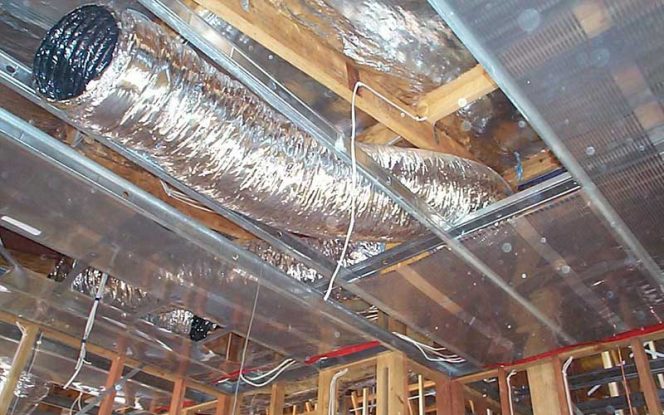radiant heating ceiling