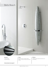 Brochure of bells beach radiator panel heating offered by sunray
